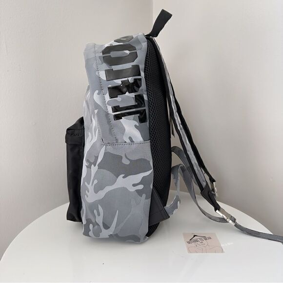 PHILIPP PLEIN SPORT Backpack Camo Grey Logo Camouflage Designer - Picture 3 of 9